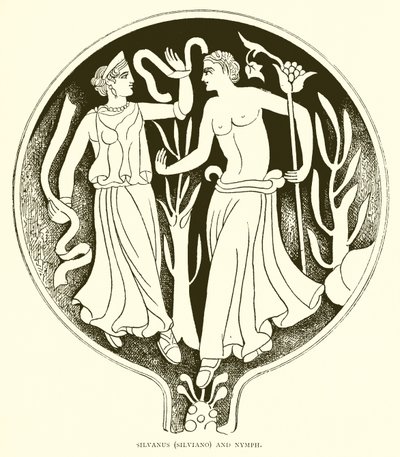 Silvanus (Silviano) i Nimfa autorstwa English School