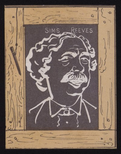 Sims Reeves, angielska śpiewaczka operowa autorstwa English School