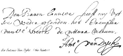 Sir Antonio Van Dyke (Malarz) autorstwa English School