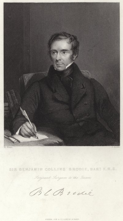 Sir Benjamin Collins Brodie autorstwa English School