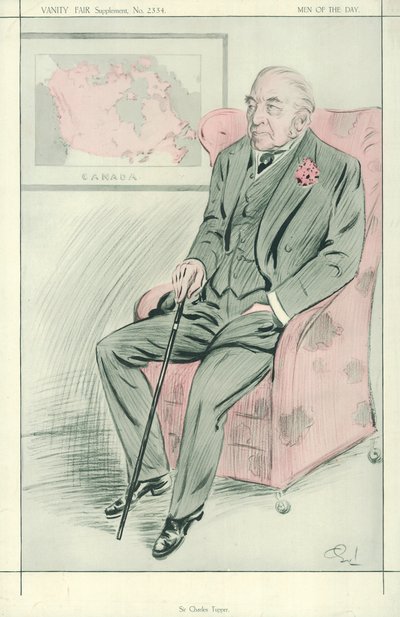 Sir Charles Tupper, 30 lipca 1913, komiks Vanity Fair autorstwa English School