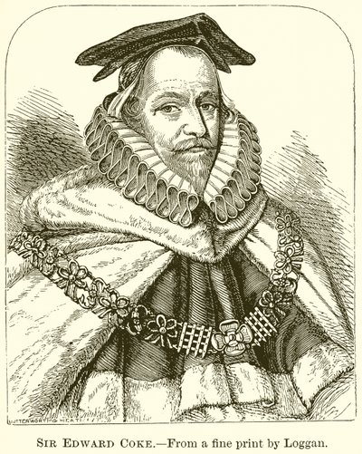 Sir Edward Coke autorstwa English School