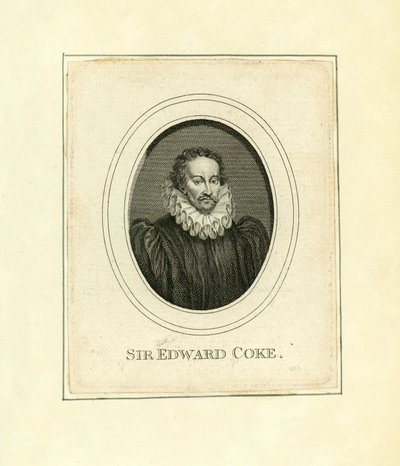 Sir Edward Coke autorstwa English School