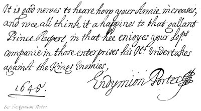Sir Endymion Porter autorstwa English School