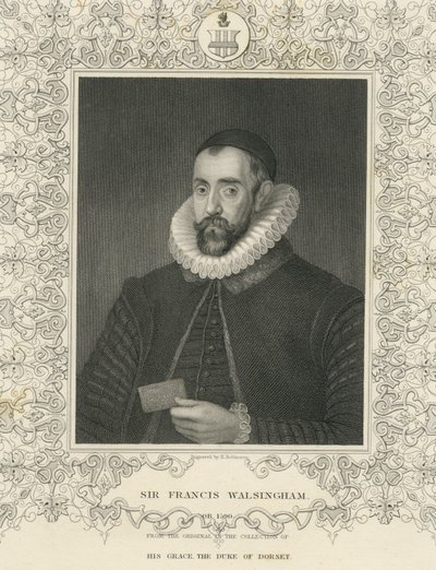 Sir Francis Walsingham (grafika) autorstwa English School