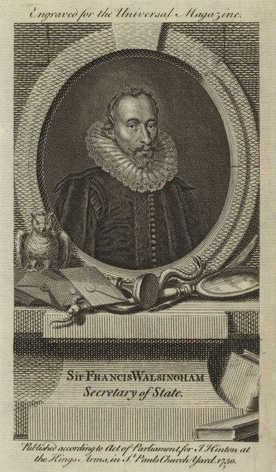 Sir Francis Walsingham, Sekretarz Stanu autorstwa English School