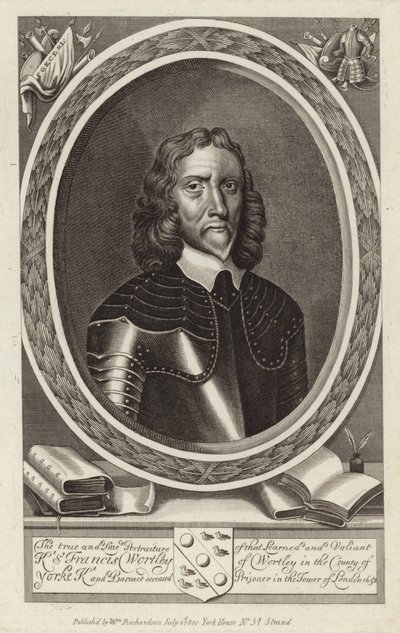 Sir Francis Wortley autorstwa English School