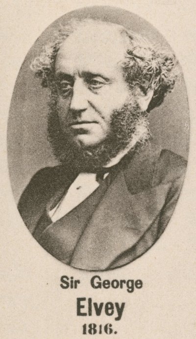 Sir George Elvey (grawiura) autorstwa English School