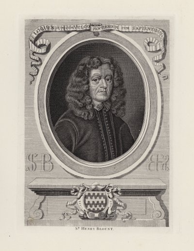 Sir Henry Blount (Grawerowanie) autorstwa English School