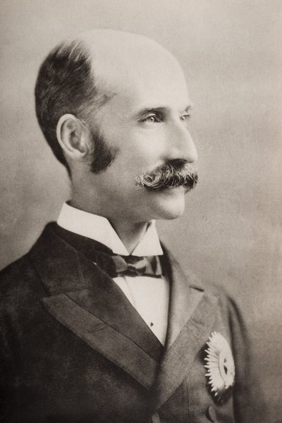 Sir Henry Petty-Fitzmaurice, 5. markiz Lansdowne, ilustracja z „Króla Edwarda i jego czasy” Andre Maurois (druk) autorstwa English School