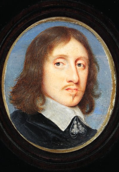 Sir Henry Vane Młodszy (akwarela na welinie) autorstwa English School