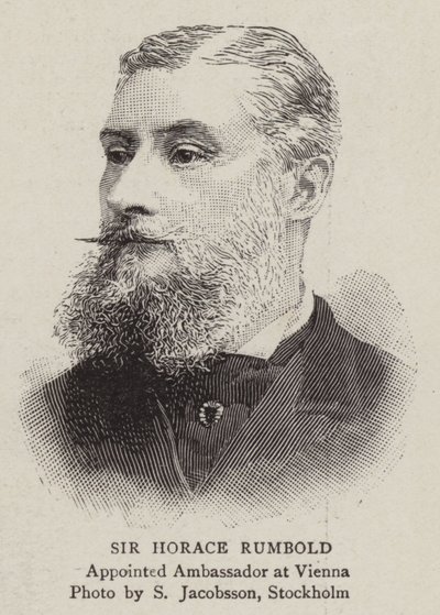 Sir Horace Rumbold (grawerunek) autorstwa English School