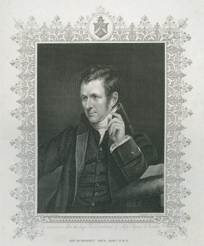Sir Humphry Davy (1778-1829) autorstwa English School