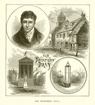 Sir Humphry Davy autorstwa English School