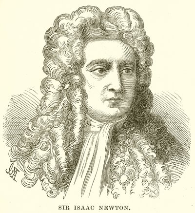 Sir Isaac Newton autorstwa English School