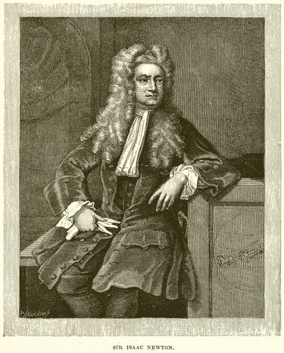 Sir Isaac Newton autorstwa English School