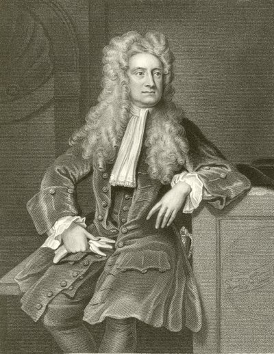 Sir Isaac Newton autorstwa English School