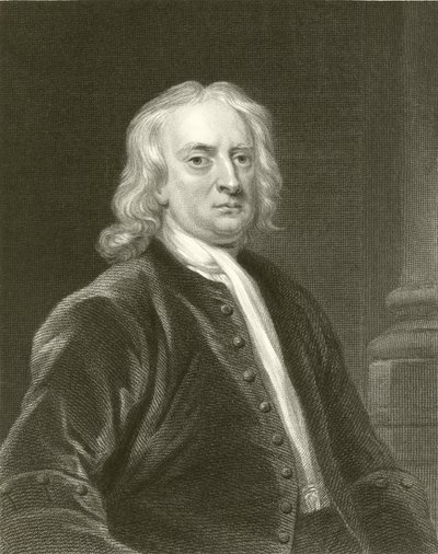 Sir Isaac Newton autorstwa English School