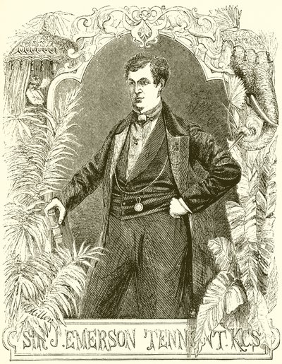 Sir James Emerson Tennent autorstwa English School