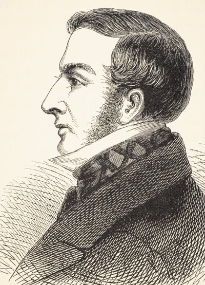 Sir James Graham, 2. baronet, z „The National and Domestic History of England” Williama Hickmana Smitha Aubreya (1858-1916) opublikowanego w Londynie ok. 1890 r. autorstwa English School