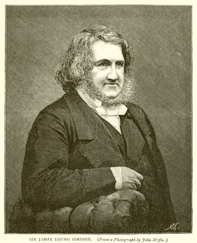 Sir James Young Simpson autorstwa English School