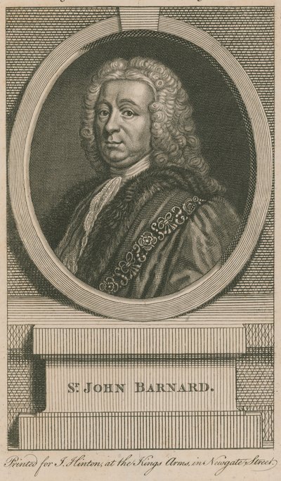 Sir John Barnard, burmistrz Londynu autorstwa English School