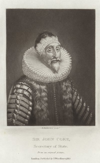 Sir John Coke autorstwa English School