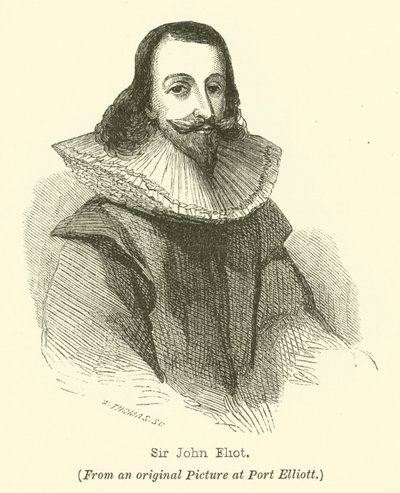 Sir John Eliot (rycina) autorstwa English School
