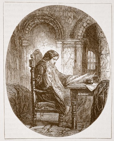 Sir John Eliot w więzieniu autorstwa English School