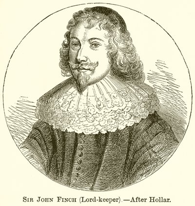 Sir John Finch (Lord Opiekun) autorstwa English School