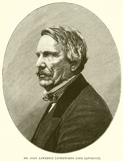 Sir John Lawrence (później Lord Lawrence) autorstwa English School