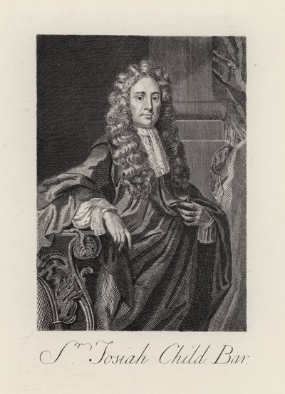 Sir Josiah Child (grafika) autorstwa English School