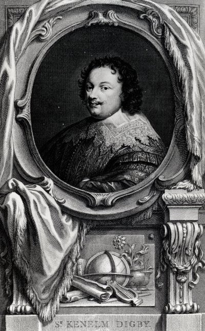 Sir Kenelm Digby (1603-1665) autorstwa English School
