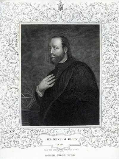 Sir Kenelm Digby (1603-1665) autorstwa English School