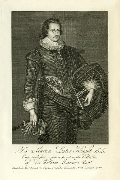 Sir Martin Lister autorstwa English School