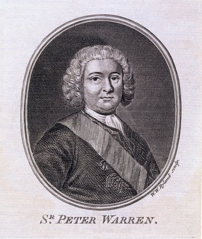 Sir Peter Warren autorstwa English School