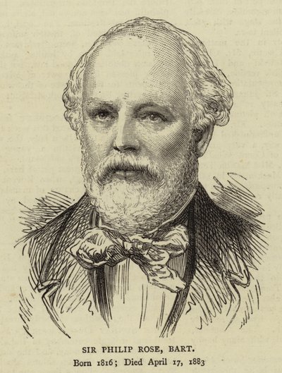 Sir Philip Rose, Baronet autorstwa English School