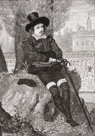Sir Philip Sidney, z „Krótkiej historii ludu angielskiego” J.R. Greena, opublikowanej w 1893 r. autorstwa English School