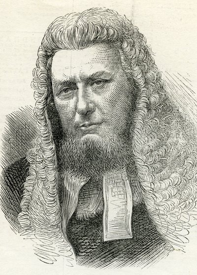 Sir Richard Paul Amphlett (1809-83) z The Illustrated London News 7 lutego 1874 autorstwa English School