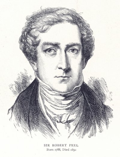 Sir Robert Peel autorstwa English School