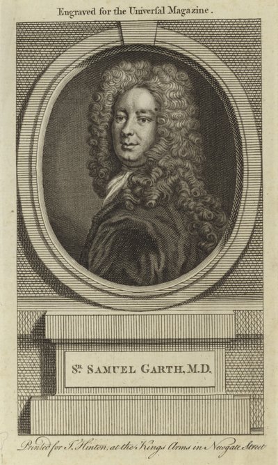 Sir Samuel Garth, MD autorstwa English School
