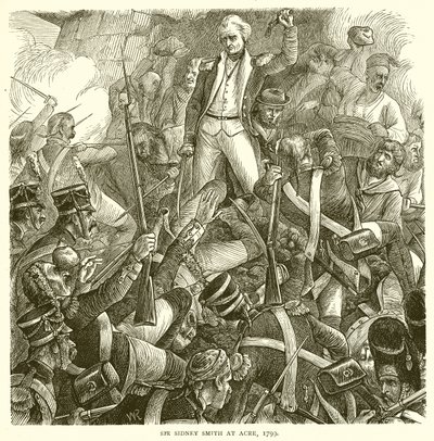 Sir Sidney Smith w Akce, 1799 autorstwa English School