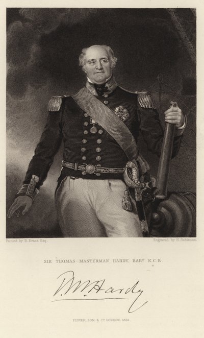 Sir Thomas-Masterman Hardy autorstwa English School
