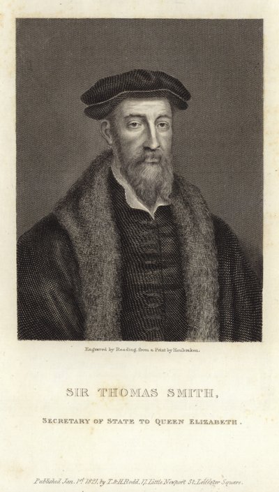 Sir Thomas Smith, angielski uczony, dyplomata i polityk autorstwa English School