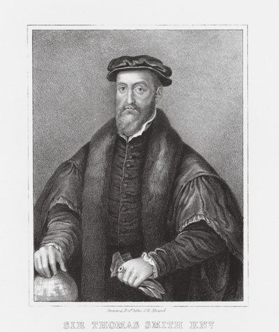 Sir Thomas Smith KNT (grawerunek) autorstwa English School
