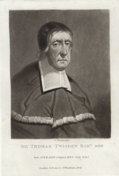 Sir Thomas Twisden Baronet autorstwa English School
