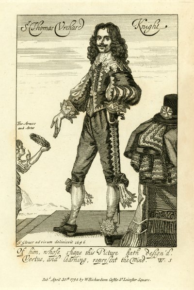 Sir Thomas Urquhart autorstwa English School