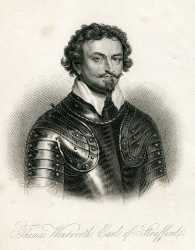 Sir Thomas Wentworth, 1. hrabia Strafford (1593-1641) autorstwa English School
