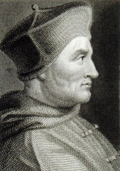 Sir Thomas Wolsey (c.1475-1530) (grawerowanie) autorstwa English School