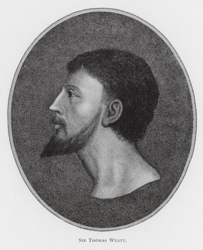 Sir Thomas Wyatt (litografia) autorstwa English School
